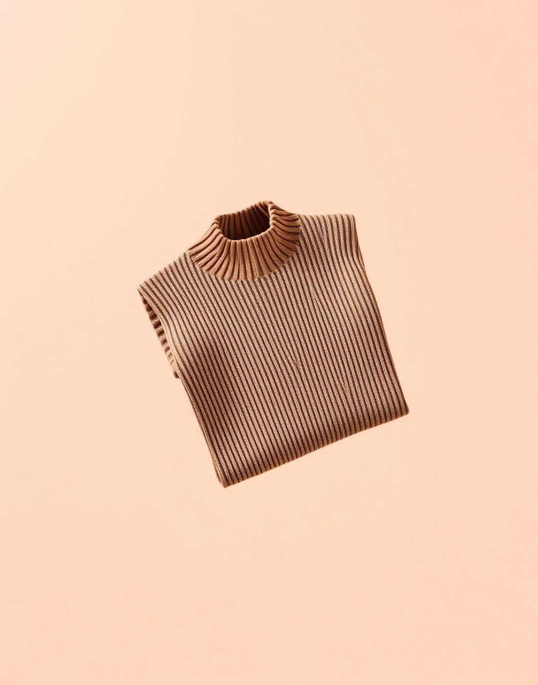 Ribbed Cashmere Column